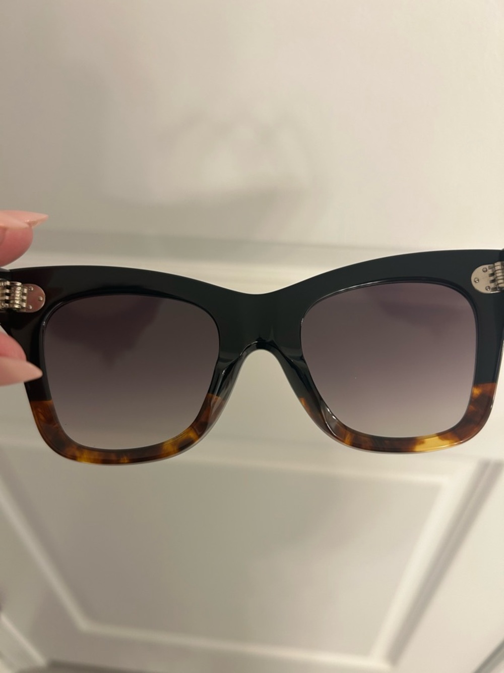 Celine Cat Eye Sunglasses CL4004IN Black/Tortoise - Picture 5 of 8